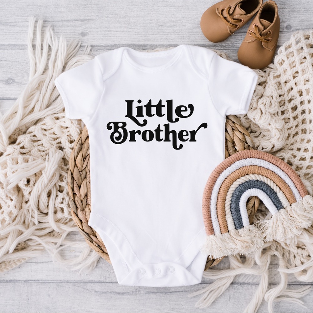 Little Brother Baby Onesie
